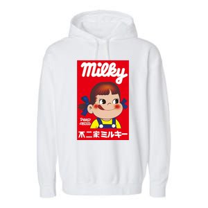 Milky Girl Garment-Dyed Fleece Hoodie