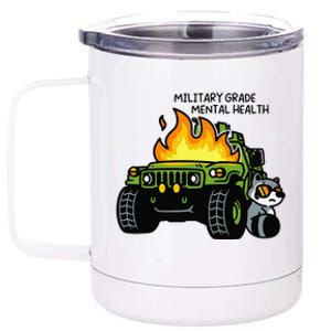 Military Grade Mental Health 12 oz Stainless Steel Tumbler Cup