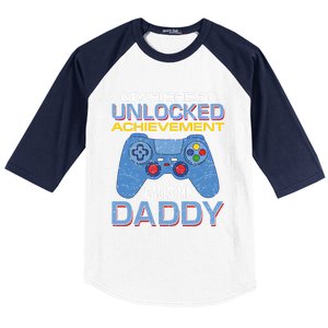 Man Gift My Highest Unlocked Achievet Calls Me Daddy Gift Baseball Sleeve Shirt