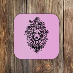 Medusa Greek Mythology Strong Women Rights Feminist Coaster