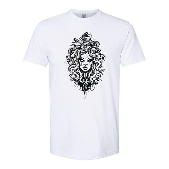 Medusa Greek Mythology Strong Women Rights Feminist Softstyle® CVC T-Shirt