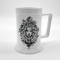 Medusa Greek Mythology Strong Women Rights Feminist Beer Stein