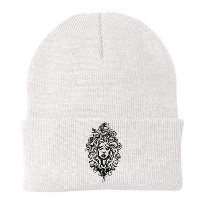 Medusa Greek Mythology Strong Women Rights Feminist Knit Cap Winter Beanie