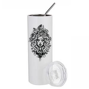 Medusa Greek Mythology Strong Women Rights Feminist Stainless Steel Tumbler