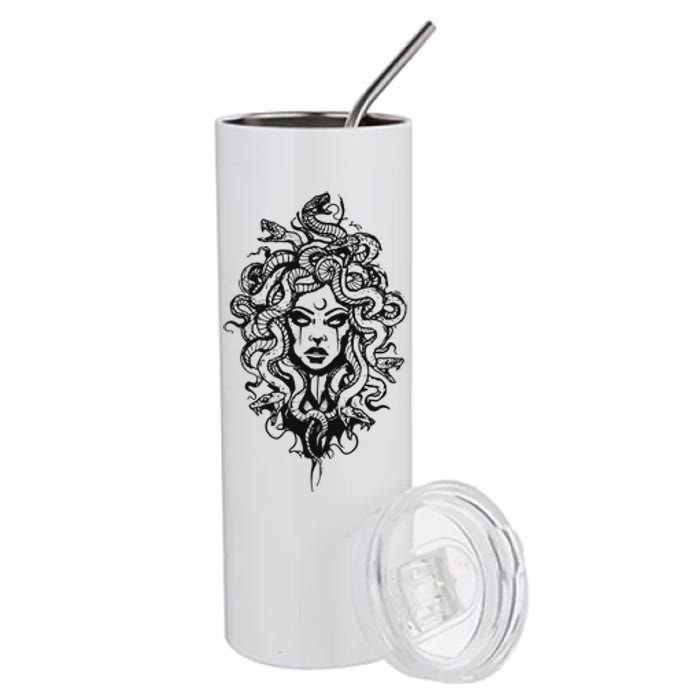 Medusa Greek Mythology Strong Women Rights Feminist Stainless Steel Tumbler