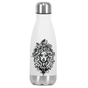 Medusa Greek Mythology Strong Women Rights Feminist Stainless Steel Insulated Water Bottle