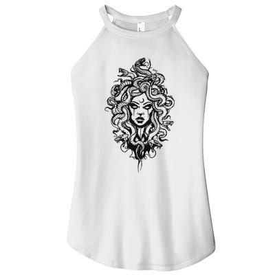 Medusa Greek Mythology Strong Women Rights Feminist Women’s Perfect Tri Rocker Tank