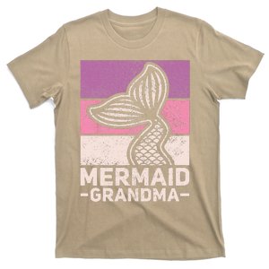 Mermaid Grandma Mermaid Birthday Party Grandmother Outfit T-Shirt