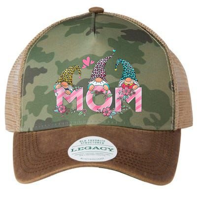 Mom Gnome Mother's Day Cute Gift Legacy Tie Dye Trucker Hat