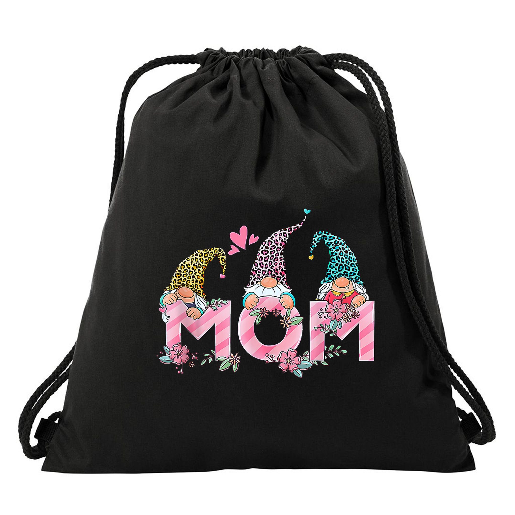 Mom Gnome Mother's Day Cute Gift Drawstring Bag
