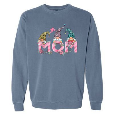 Mom Gnome Mother's Day Cute Gift Garment-Dyed Sweatshirt