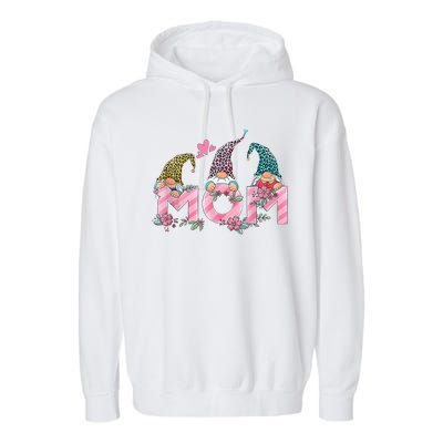 Mom Gnome Mother's Day Cute Gift Garment-Dyed Fleece Hoodie