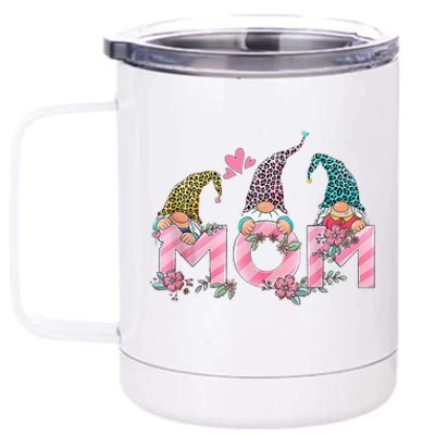 Mom Gnome Mother's Day Cute Gift 12 oz Stainless Steel Tumbler Cup