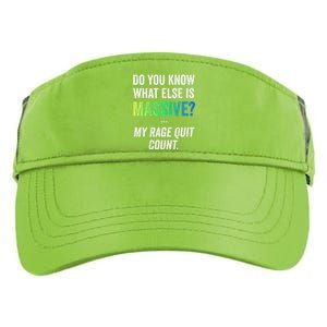 Massive Gaming Meme Rage Quit Gamers Humor Funny Gamer Adult Drive Performance Visor