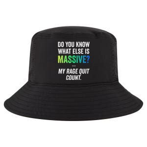 Massive Gaming Meme Rage Quit Gamers Humor Funny Gamer Cool Comfort Performance Bucket Hat