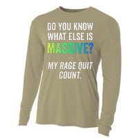 Massive Gaming Meme Rage Quit Gamers Humor Funny Gamer Cooling Performance Long Sleeve Crew