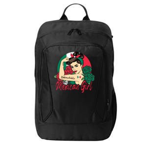 Mexico Girl Mexican Mujer Mexicana Flag City Backpack