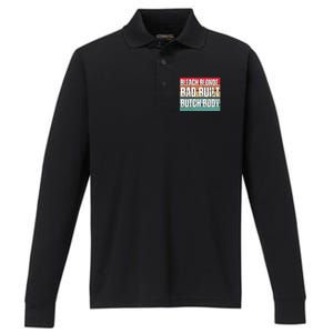 Meaningful Gift Performance Long Sleeve Polo