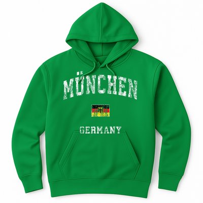 Munich Germany Munchen Vintage Athletic Sports Design Hoodie