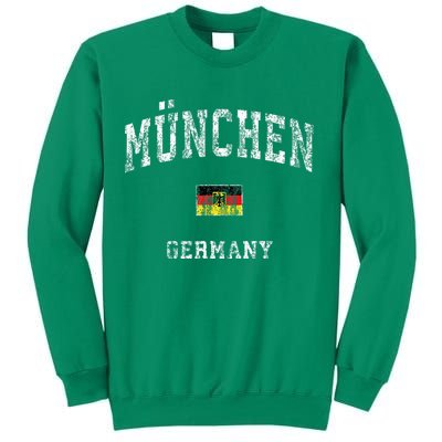 Munich Germany Munchen Vintage Athletic Sports Design Sweatshirt