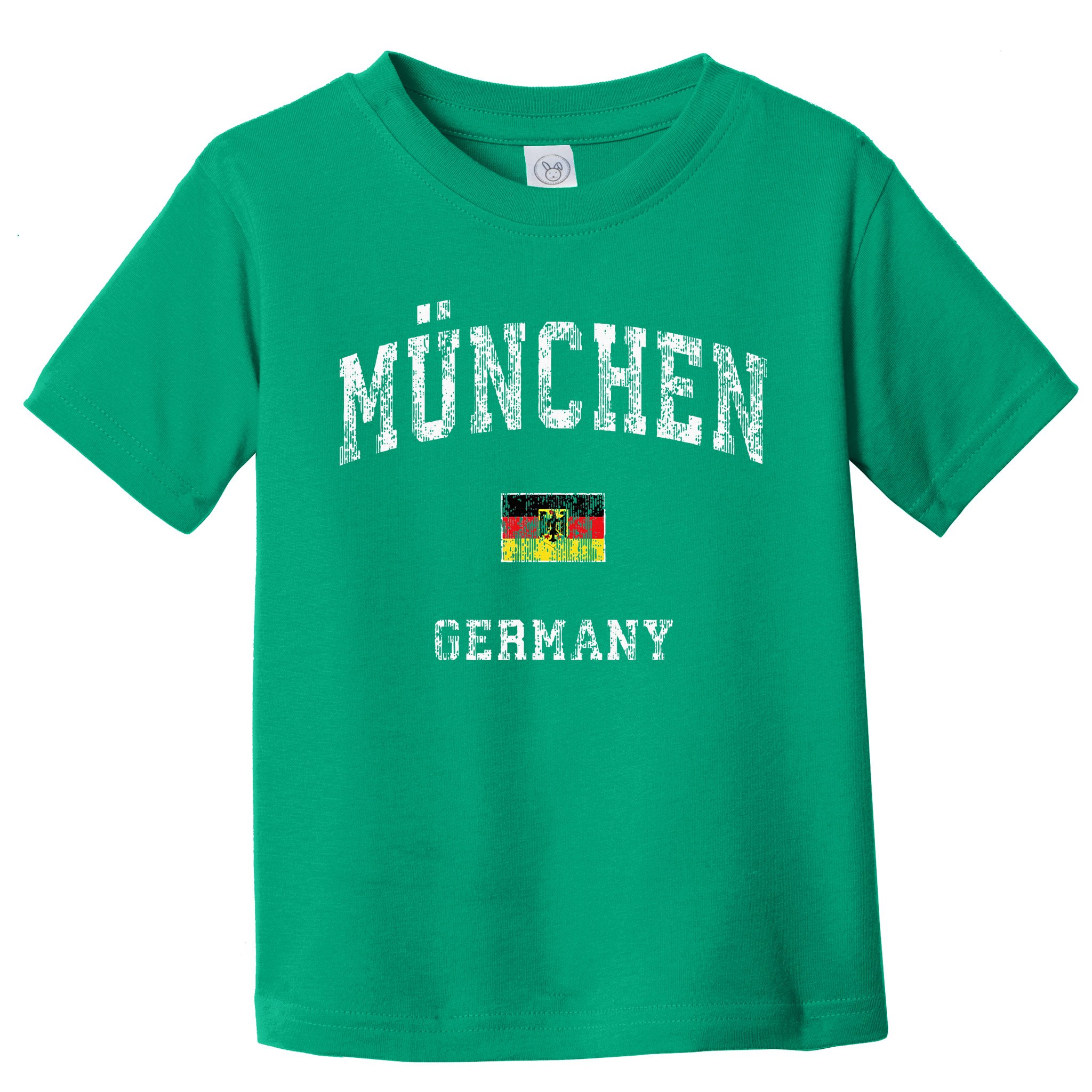Munich Germany Munchen Vintage Athletic Sports Design Toddler T-Shirt
