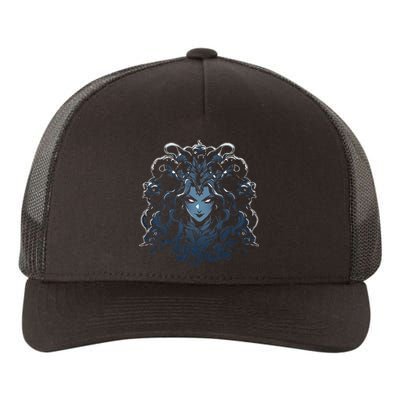 Medusa Greek Mythology Yupoong Adult 5-Panel Trucker Hat