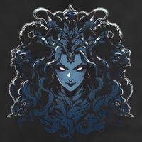 Medusa Greek Mythology Adult Drive Performance Visor