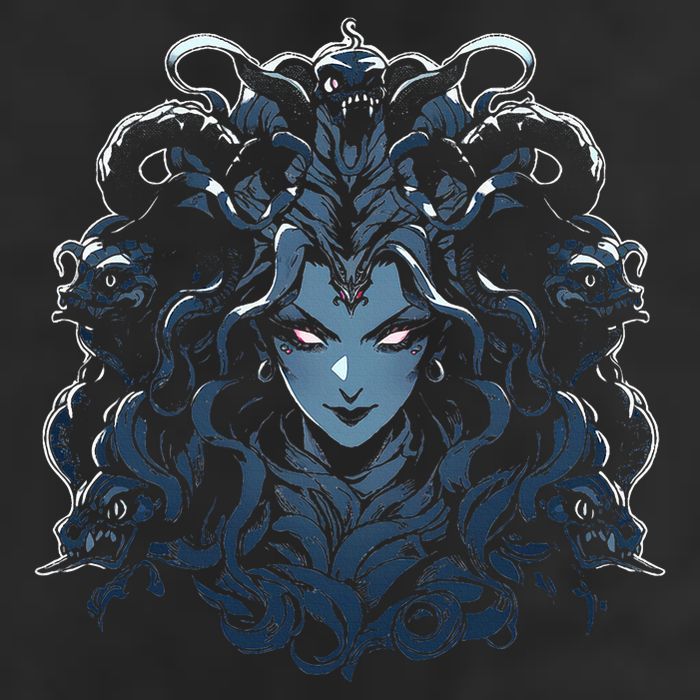 Medusa Greek Mythology Adult Drive Performance Visor
