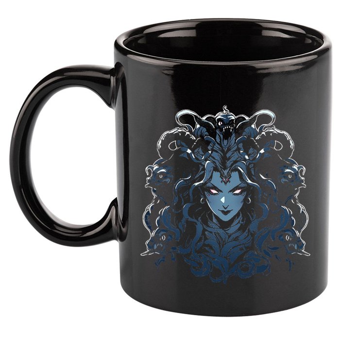 Medusa Greek Mythology 11oz C Handle Ceramic Mug