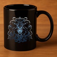 Medusa Greek Mythology 11oz C Handle Ceramic Mug