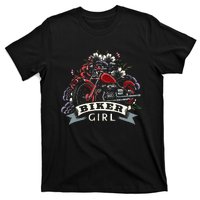 Motorcycle Girl Motorbike Motorcyclist Biker Girl T-Shirt