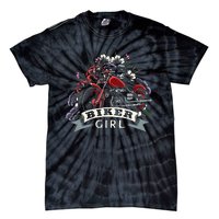 Motorcycle Girl Motorbike Motorcyclist Biker Girl Tie-Dye T-Shirt