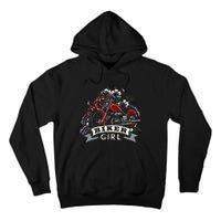 Motorcycle Girl Motorbike Motorcyclist Biker Girl Tall Hoodie