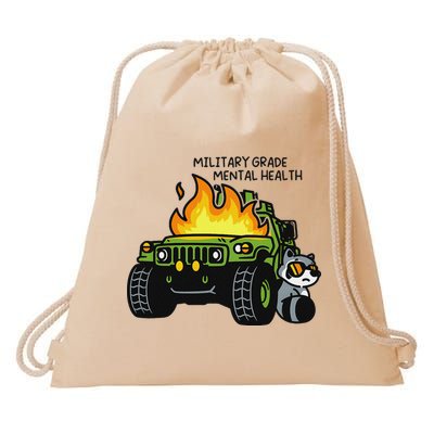 Military Grade Mental Health Drawstring Bag