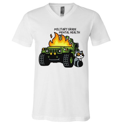 Military Grade Mental Health V-Neck T-Shirt