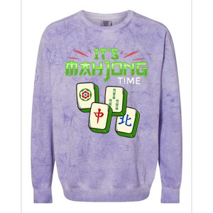 Mahjong Game Mah Jongg Online Player Tile Colorblast Crewneck Sweatshirt