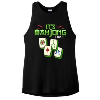 Mahjong Game Mah Jongg Online Player Tile Ladies PosiCharge Tri-Blend Wicking Tank