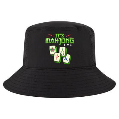 Mahjong Game Mah Jongg Online Player Tile Cool Comfort Performance Bucket Hat