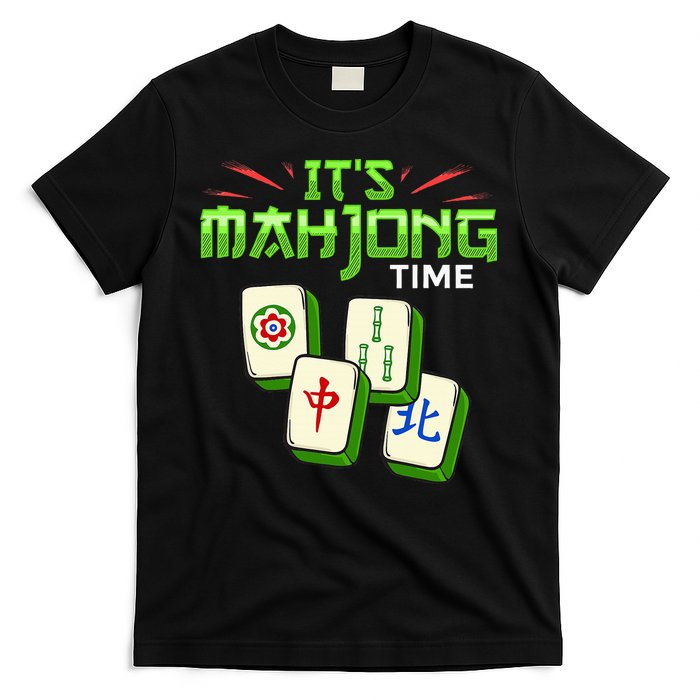 Mahjong Game Mah Jongg Online Player Tile T-Shirt