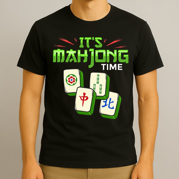Mahjong Game Mah Jongg Online Player Tile T-Shirt