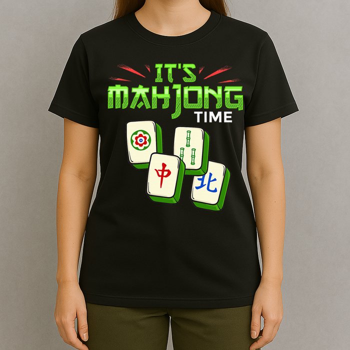 Mahjong Game Mah Jongg Online Player Tile T-Shirt