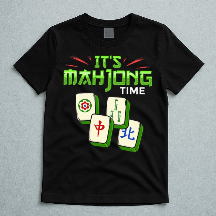 Mahjong Game Mah Jongg Online Player Tile T-Shirt
