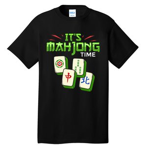 Mahjong Game Mah Jongg Online Player Tile Tall T-Shirt