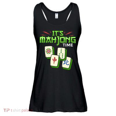 Mahjong Game Mah Jongg Online Player Tile Ladies Essential Flowy Tank