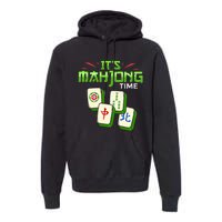 Mahjong Game Mah Jongg Online Player Tile Premium Hoodie