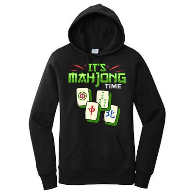 Mahjong Game Mah Jongg Online Player Tile Women's Pullover Hoodie