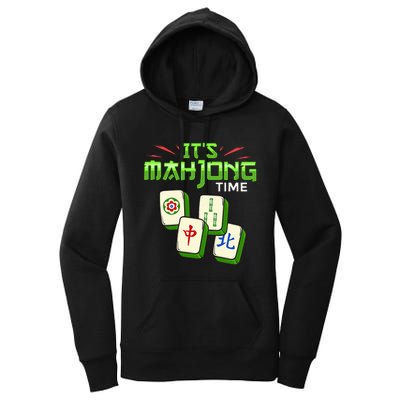 Mahjong Game Mah Jongg Online Player Tile Women's Pullover Hoodie