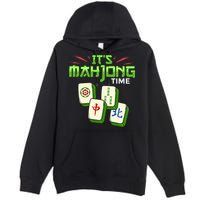 Mahjong Game Mah Jongg Online Player Tile Premium Pullover Hoodie