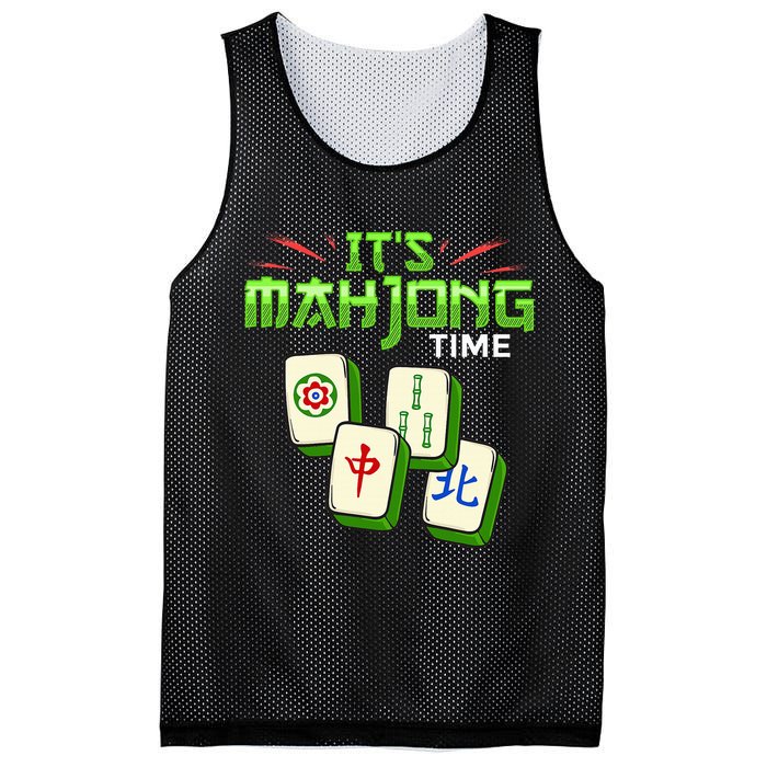 Mahjong Game Mah Jongg Online Player Tile Mesh Reversible Basketball Jersey Tank