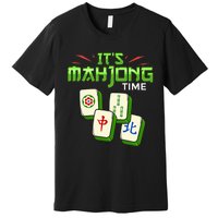 Mahjong Game Mah Jongg Online Player Tile Premium T-Shirt